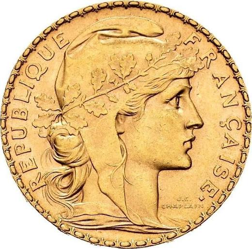 Obverse 20 Francs 1900 A "Type 1899-1906" - Gold Coin Value - France, Third Republic