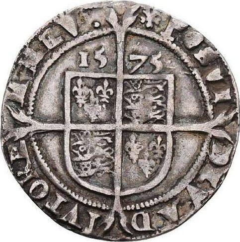 Reverse Sixpence 1575 "Third issues" - Silver Coin Value - United Kingdom, Elizabeth I