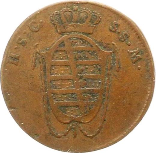 Avers 3 Pfennige 1821 - Münze Wert - Sachsen-Coburg-Saalfeld, Ernst I