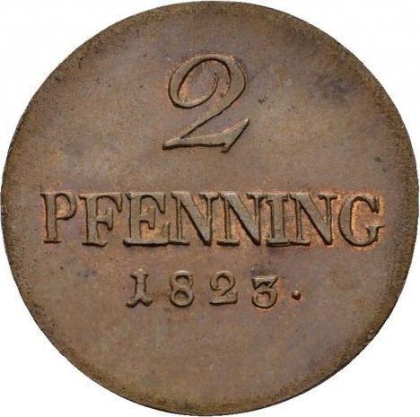 Reverse 2 Pfennig 1823 -  Coin Value - Bavaria, Maximilian I