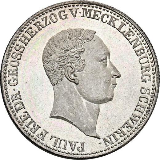 Obverse 2/3 Thaler 1841 - Silver Coin Value - Mecklenburg-Schwerin, Paul Friedrich