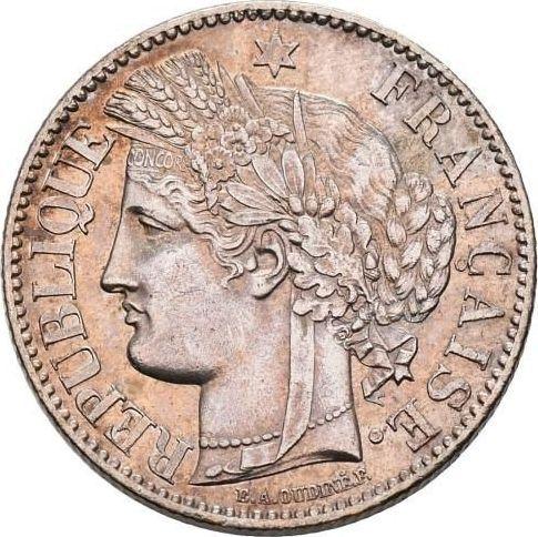 Obverse 2 Francs 1871 K "With Motto" - Silver Coin Value - France, Third Republic