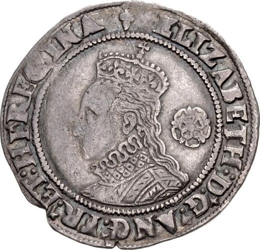 Obverse Sixpence 1573 "Third issues" Large portrait - Silver Coin Value - United Kingdom, Elizabeth I