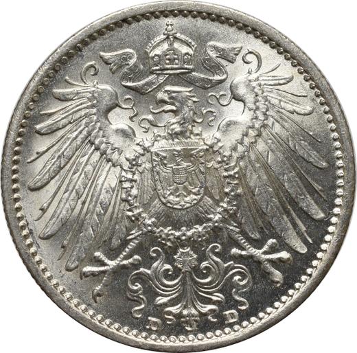 Reverse 1 Mark 1914 D "Type 1891-1916" - Silver Coin Value - Germany, German Empire