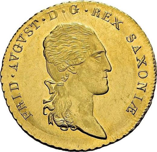 Avers 10 Taler 1817 I.G.S. - Goldmünze Wert - Sachsen-Albertinische, Friedrich August I