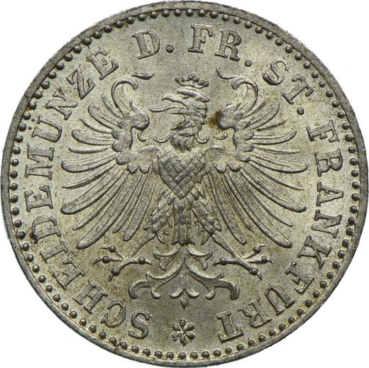 Obverse Kreuzer 1864 - Silver Coin Value - Frankfurt am Main, Free City