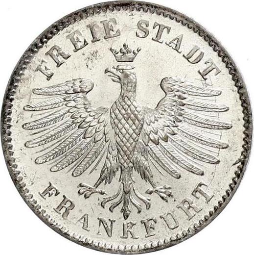 Obverse 6 Kreuzer 1843 - Silver Coin Value - Frankfurt am Main, Free City