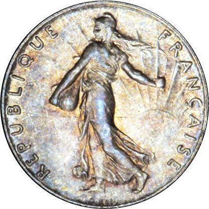 Obverse 50 Centimes 1901 "Sower" - Silver Coin Value - France, Third Republic