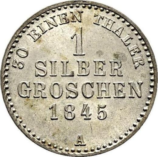 Reverse Silber Groschen 1845 A - Silver Coin Value - Waldeck-Pyrmont, George Heinrich