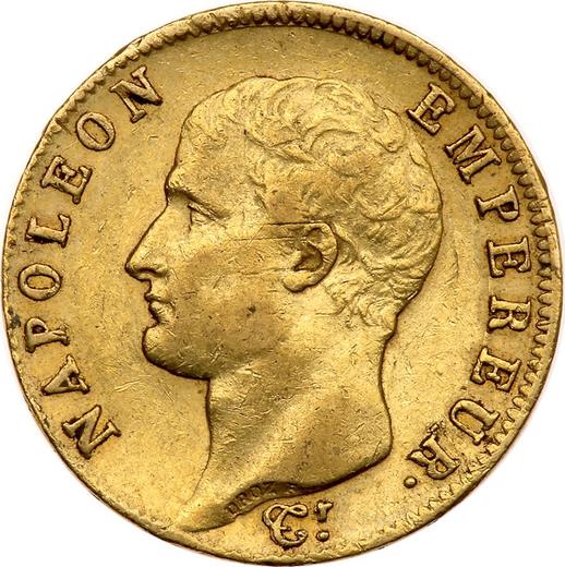 Obverse 20 Francs 1806 A "Type 1806-1807" - Gold Coin Value - France, Napoleon I