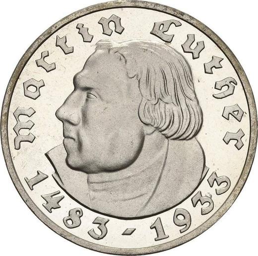 Avers 5 Reichsmark 1933 A "Martin Luther" - Silbermünze Wert - Deutschland, Drittes Reich