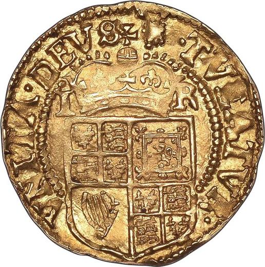 Реверс монеты - 1/2 кроны (Полукрона) без года (1604-1619) "Первый бюст" - цена золотой монеты - Великобритания, Яков I