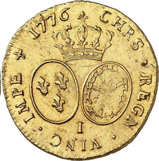 Reverse Double Louis d'Or 1776 I Limoges - Gold Coin Value - France, Louis XVI