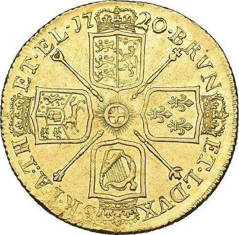 Reverse Two guinea 1720 - Gold Coin Value - United Kingdom, George I