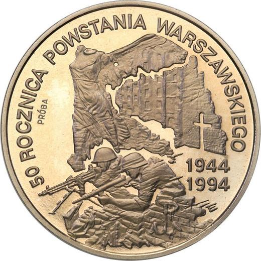 Reverse Pattern 300000 Zlotych 1994 MW ET "60th Anniversary of the Warsaw Uprising" Nickel -  Coin Value - Poland, III Republic before denomination