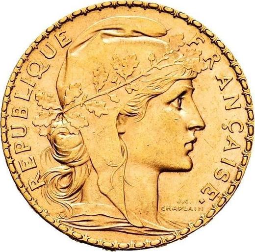 Obverse 20 Francs 1899 A "Type 1899-1906" - Gold Coin Value - France, Third Republic
