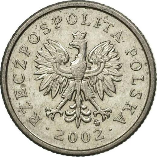 Obverse 20 Groszy 2002 MW -  Coin Value - Poland, III Republic after denomination