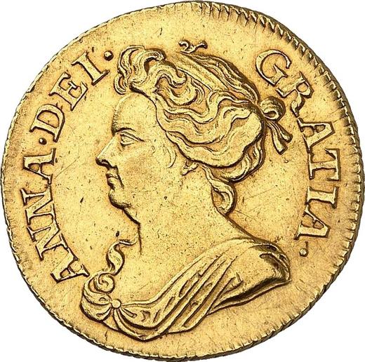 Avers 1 Guinee 1714 "Dritter Porträttyp" - Goldmünze Wert - Großbritannien, Anne