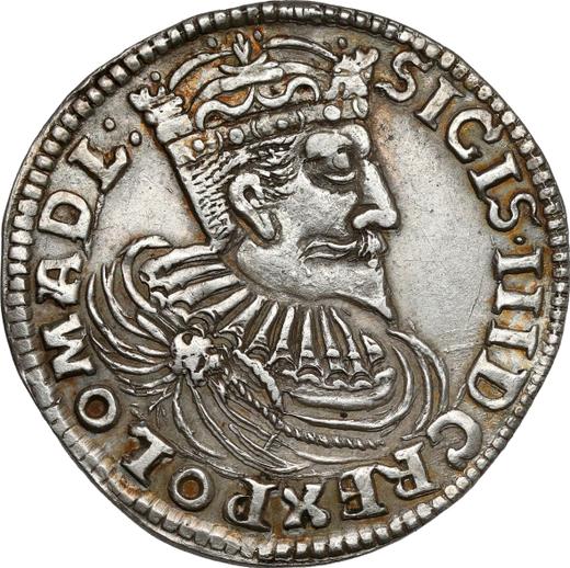 Obverse 6 Groszy (Szostak) 1596 HR SC IF - Silver Coin Value - Poland, Sigismund III Vasa