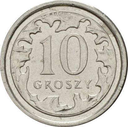 Reverse 10 Groszy 2013 MW -  Coin Value - Poland, III Republic after denomination