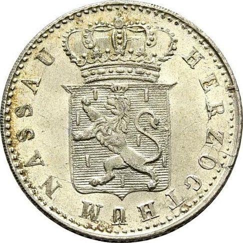 Obverse 6 Kreuzer 1844 - Silver Coin Value - Nassau, Adolphe