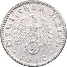 Reverse 5 Reichspfennig 1940 D "Type 1940-1944" -  Coin Value - Germany, Third Reich