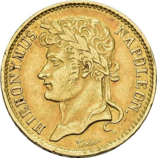 Obverse 20 Francs 1808 C - Gold Coin Value - Westphalia, Jérôme Napoléon
