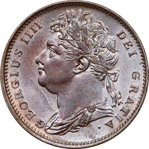 Obverse Farthing 1822 -  Coin Value - United Kingdom, George IV