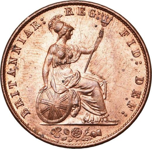 Rewers monety - 1/2 pensa 1859 WW - cena  monety - Wielka Brytania, Wiktoria