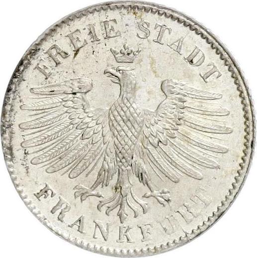Obverse 6 Kreuzer 1846 "Type 1838-1846" - Silver Coin Value - Frankfurt am Main, Free City