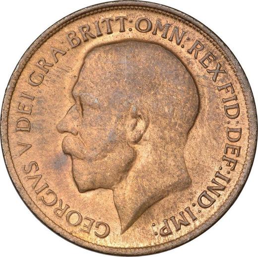 Avers 1 Penny 1918 H "Typ 1911-1936" - Münze Wert - Großbritannien, Georg V