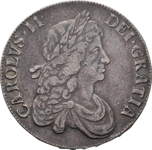 Obverse Crown 1667 "Second laureate bust" - Silver Coin Value - United Kingdom, Charles II