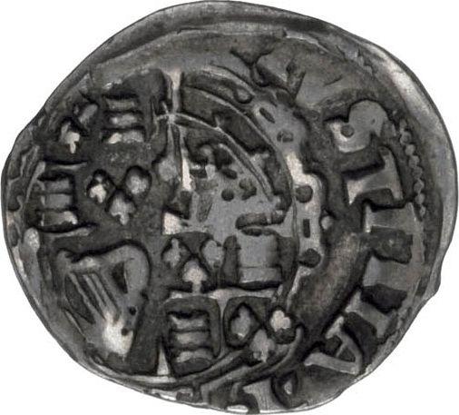 Reverse Penny no date (1642-1649) "Seventh portrait type" - Silver Coin Value - United Kingdom, Charles I