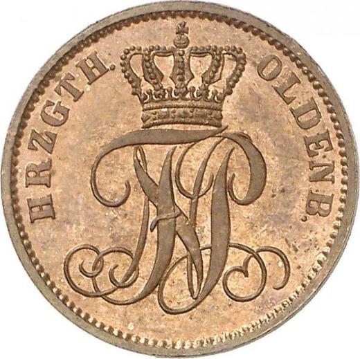 Obverse 1 Schwaren 1869 B -  Coin Value - Oldenburg, Nikolaus Frederick Peter