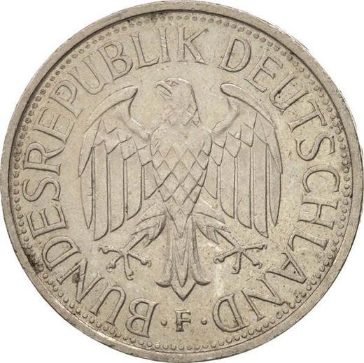 Reverse 1 Mark 1988 F - Coin Value - Germany, FRG