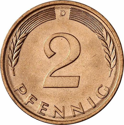 Avers 2 Pfennig 1978 D - Münze Wert - Deutschland, BRD