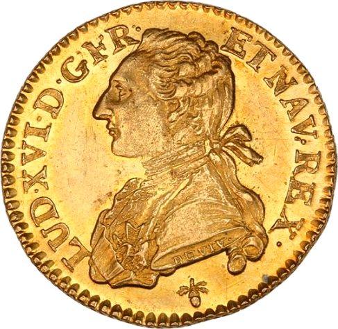 Obverse Louis d'Or 1775 H - Gold Coin Value - France, Louis XVI