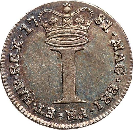 Reverse Penny 1781 - Silver Coin Value - United Kingdom, George III