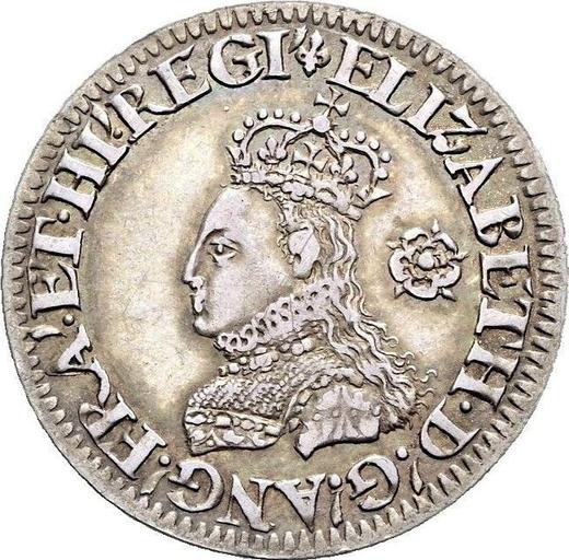 Obverse Sixpence 1567 "Milled coinage" Small portrait - Silver Coin Value - United Kingdom, Elizabeth I