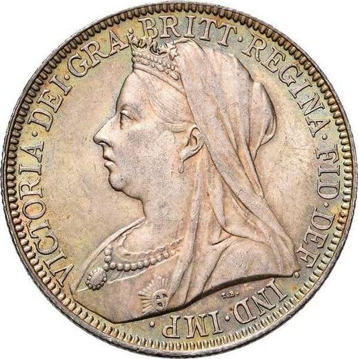 Avers 2 Schilling (Florin) 1900 TB - Silbermünze Wert - Großbritannien, Victoria