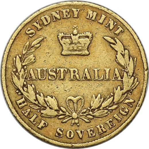 Reverse Half Sovereign 1858 - Gold Coin Value - Australia, Victoria