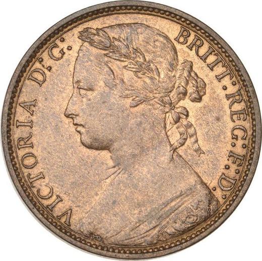 Obverse Penny 1875 H "Type 1860-1894" -  Coin Value - United Kingdom, Victoria