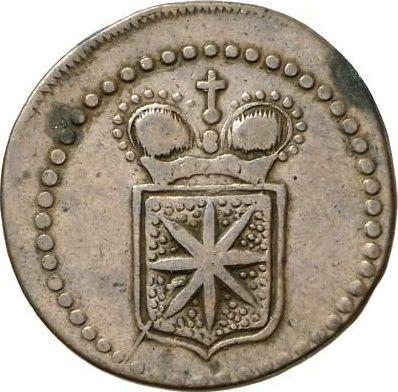 Obverse 3 Pfennig 1810 F.W. "Type 1809-1810" -  Coin Value - Waldeck-Pyrmont, Karl August Friedrich