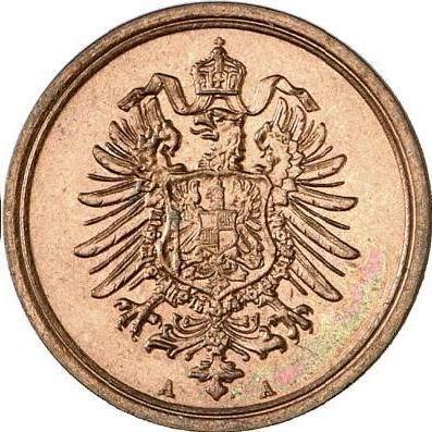 Reverse 1 Pfennig 1889 A "Type 1873-1889" -  Coin Value - Germany, German Empire