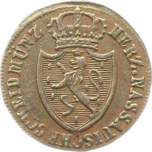 Avers 1/4 Kreuzer 1819 L - Münze Wert - Nassau, Wilhelm