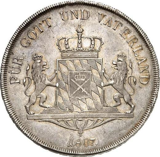Revers Taler 1807 "Typ 1807-1825" - Silbermünze Wert - Bayern, Maximilian I
