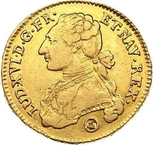 Anverso 2 Louis d'Or 1776 Q - valor de la moneda de oro - Francia, Luis XVI