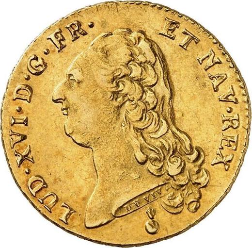 Obverse Double Louis d'Or 1789 AA "Type 1785-1792" - Gold Coin Value - France, Louis XVI