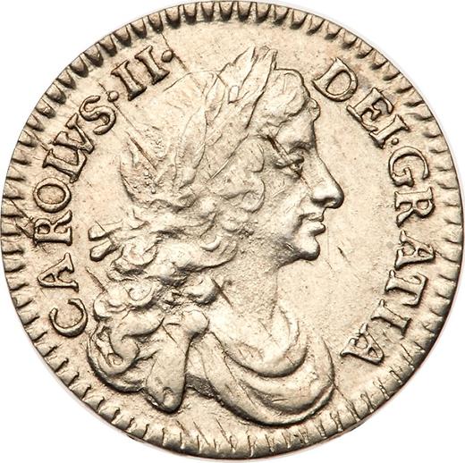 Anverso 2 peniques 1673 - valor de la moneda de plata - Gran Bretaña, Carlos II