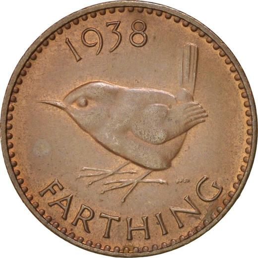 Revers 1 Farthing 1938 HP - Münze Wert - Großbritannien, Georg VI